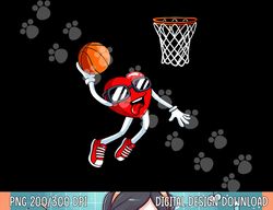 Heart Dunk Basketball Player Valentines Day Love Sports  png, sublimation copy