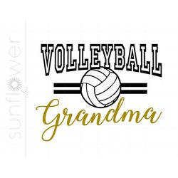 volleyball grandma svg cut files | volleyball grandma t-shirt svg cut files dxf pdf downloads silhouette art | sports sv