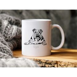 mug dog bulldog english