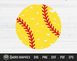 distressed softball ball svg, softball stitches svg, softball svg, sports svg, ball svg, sports ball svg, svg files