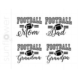 football family svg | football family cricut silhouette | football family svg printable cricut silhouette | football shi