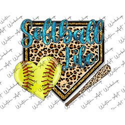 softball life png, softball life sublimation design, softball png, sport png, baseball heart png, game day png, sublimat