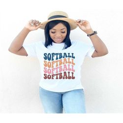 softball svg, softball mom fan lover svg, softball shirt svg, cheer mom svg, sports svg, softball lover, wavy stacked sv