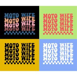 moto wife svg, moto mom svg, moto shirt svg, motocross svg, motocross fan svg, racing svg, wavy stacked svg, dxf eps png