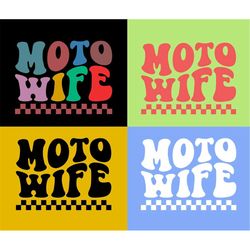 moto wife svg, moto mom svg, moto shirt svg, motocross svg, motocross fan svg, racing svg, wavy stacked svg, dxf eps png