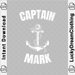 captain mark t-shirt personalized boat captain shirt