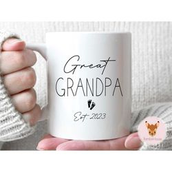 great grandpa - new great grandpa gift, new baby announcement, baby reveal, new grandpa gift, father's day gift, pregnan