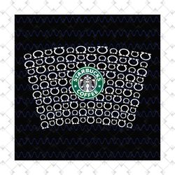 Full Wrap Template For Starbucks Cup Svg, Trending Svg, Starbucks Wrap Svg, Starbucks Full Wrap, Starbucks Cup Svg