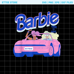 barbie pink car svg, barbie svg, let's go party