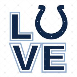 love indianapolis colts svg