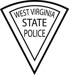 west virginia state police patch vector file cnc engraving, cricut, vinyl file