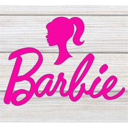 barbie silhouette svg png jpg instant download