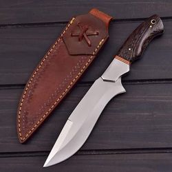 remarkable hand made d2 steel skinner knife