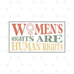 women's rights are human rights svg