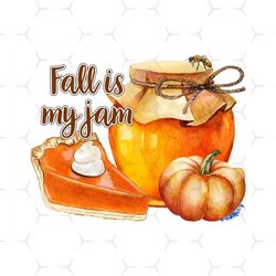 fall is my jam sublimation png