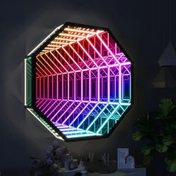 infinity mirror light | large