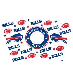 buffalo bills starbucks wrap svg, sport svg, football svg, starbucks wrap svg, starbucks cup svg, starbucks full wrap, s