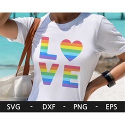 love svg, lgbt svg, lgbtq rainbow svg, gay pride svg, lgbt pride shirt, retro svg, rainbow svg, heart svg, svg files for