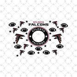 atlanta falcons starbucks wrap svg, sport svg, football svg, starbucks wrap svg, starbucks falcons svg, starbucks cup sv