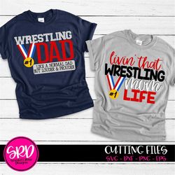 wrestling svg, wrestling mom svg, wrestling mom life, wrestling dad svg, wrestler svg, mom svg, loud and proud svg cut f