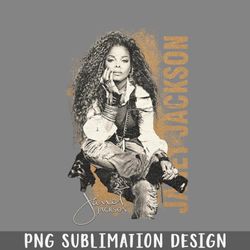 janet jackson retro brown png download