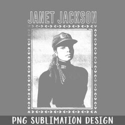 janet jackson 80s vintage faded style design png download