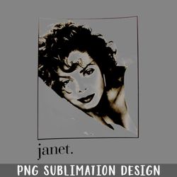 janet 80s retro style png download