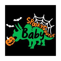 spooky saurus baby svg, halloween dinosaur svg, baby cut files