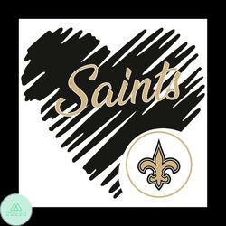 heart new orleans saints svg, sport svg, heart svg, new orleans saints svg, new orleans svg, saints svg, saints logo svg