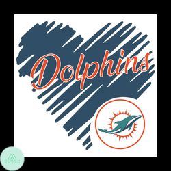 heart miami dolphins svg, sport svg, heart svg, miami dolphins svg, miami svg, dolphins svg, dolphins logo svg, nfl team