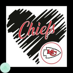 heart kansas city chiefs svg, sport svg, heart svg, kansas city chiefs svg, kansas city svg, chiefs svg, chiefs logo svg
