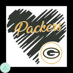 heart green bay packers svg, sport svg, heart svg, packers svg, green bay packers svg, football svg, packers team svg, f