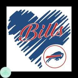 heart buffalo bills svg, sport svg, heart svg, buffalo bills svg, ninja face svg, fan buffalo bills, buffalo bills logo