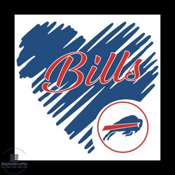 heart buffalo bills svg, sport svg, heart svg, buffalo bills svg, ninja face svg, fan buffalo bills, buffalo bills logo