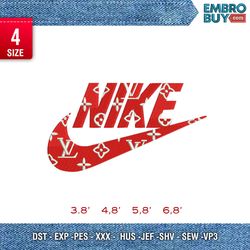 nike lv / nike design / embroidery pattern / design pes dst vp3  format