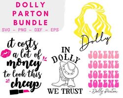 dolly parton svg , in dolly we trust svg , jolene svg