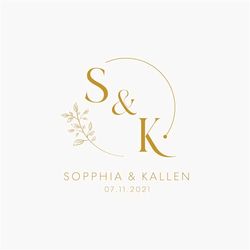 elegant wedding monogram, wedding logo design instant download, wedding logo design, luxury wedding logo, boho wedding l