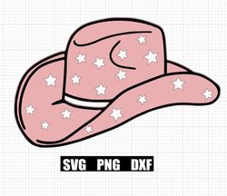 disco cowboy hat svg dxf png space cowgirl bachelorette design, nashvi