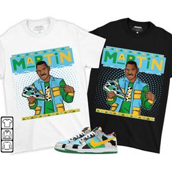 martin unisex sneaker shirt match chunky dunky tee, sb dunk chunky dunky t-shirt, hoodie, sweatshirt