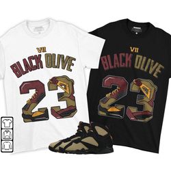 number 23 dirty unisex sneaker shirt match black cherrywood 7s tee, jordan 7 black olive t-shirt, hoodie, sweatshirt