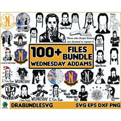 100 wednesday addams bundle svg, wednesday svg, christmas svg, addams svg, family svg, holiday svg, png, digital instant