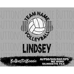 volleyball svg, volleyball decal, volleyball template, volleyball team, cutting file, silhouette, shirt design, cricut,