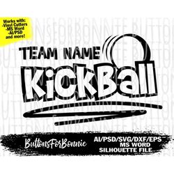 kickball svg, kickball team svg, kickball game svg, shirt design, dxf, eps, cricut, cutting file, silhouette, kickball f