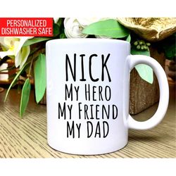 custom dad mug personalized mug for men coffee mugs for dad gift birthday christmas fathers day gift for dad personalize