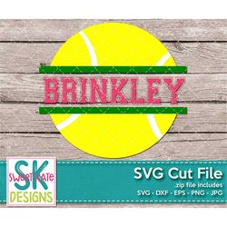 tennis ball svg, tennis svg, dxf, eps, png, jpg, heat transfer vinyl, cricut cut file, silhouette cut file, sports svg,