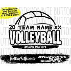 volleyball svg, volleyball template, volleyball team, volleyball mom, volleyball shirt, cut file, iron on, cricut, name,