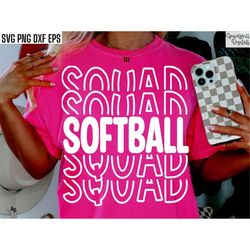 softball squad | softball shirt svgs | girls softball pngs | softball player | softball family svg | team tshirt designs