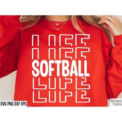 softball life svg | softball tshirt cut files | high school softball | softball mom shirt svgs | softball season | softb