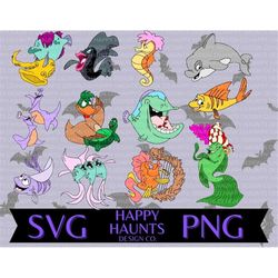 under the sea svg, easy cut file for cricut, layered by colour