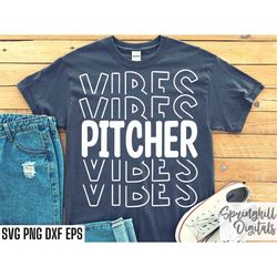 pitcher vibes svg | baseball cut files | softball pitcher svg | pitcher tshirt designs | pitcher shirt quotes | high sch